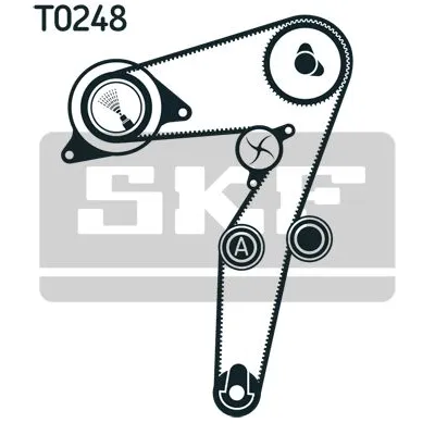 Pumpa za vodu + komplet zupčastog kaiša SKF VKMC 02195-2 IC-CF1C35