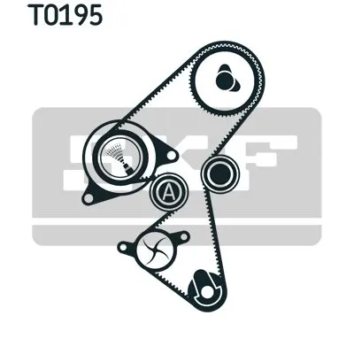 Pumpa za vodu + komplet zupčastog kaiša SKF VKMC 03140 IC-C4881C