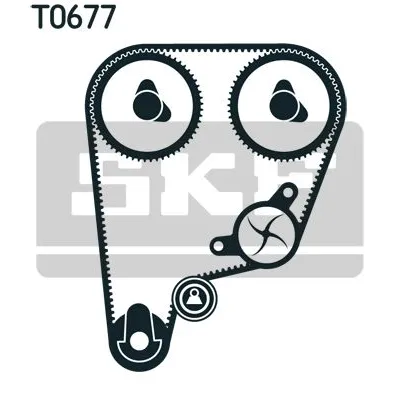 Pumpa za vodu + komplet zupčastog kaiša SKF VKMC 93210 IC-C48699