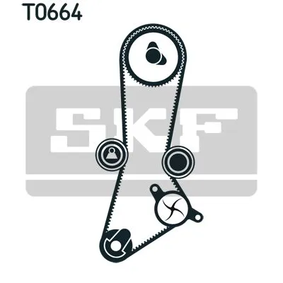 Pumpa za vodu + komplet zupčastog kaiša SKF VKMC 95660-2 IC-C486A2