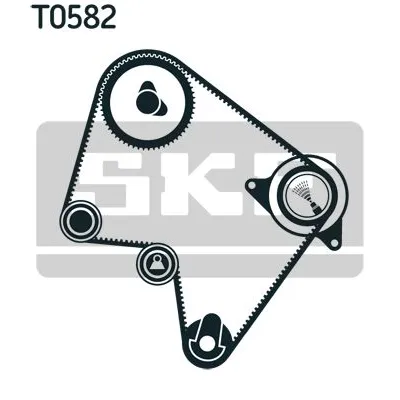 Pumpa za vodu + komplet zupčastog kaiša SKF VKMC 96010 IC-C39A23