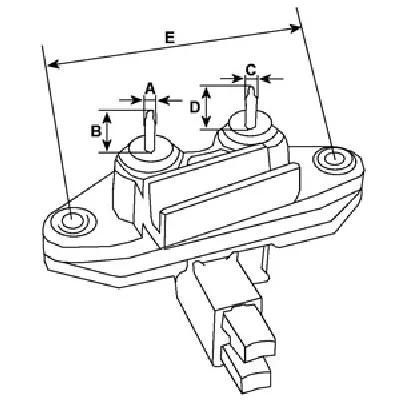 Regler alternatora CARGO CAR130958 IC-ABD036
