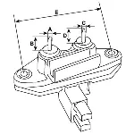 Regler alternatora CARGO CAR134761 IC-ABD0AE