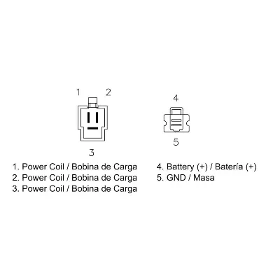 Regler alternatora DZE DZE02059 IC-G0VFJC