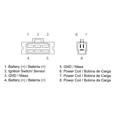 Regler alternatora DZE DZE02076 IC-G0VFJL