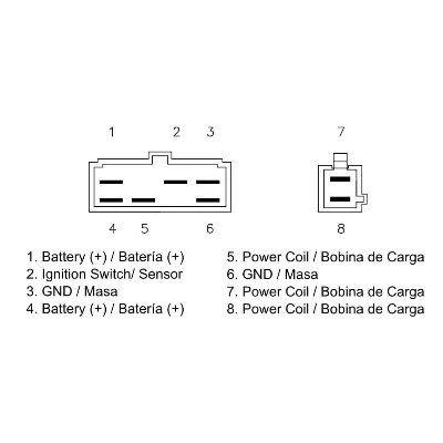 Regler alternatora DZE DZE02337 IC-G0VFMI