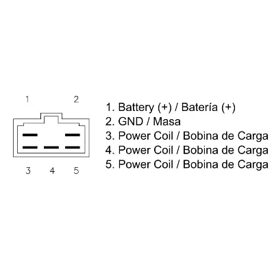 Regler alternatora DZE DZE02351 IC-G0VFKA