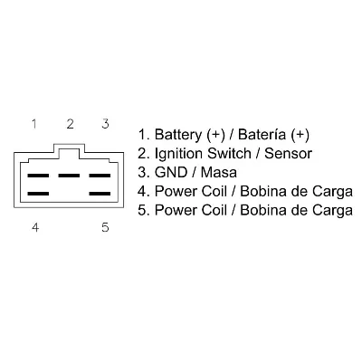 Regler alternatora DZE DZE02380 IC-G0VFL1