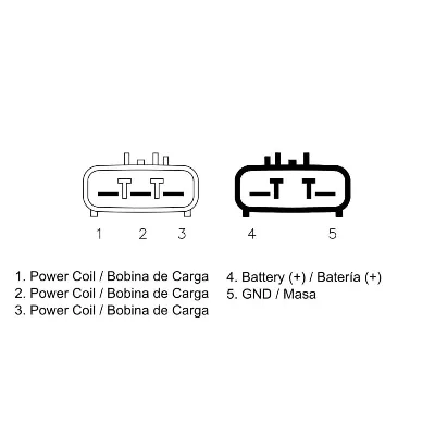 Regler alternatora DZE DZE02425 IC-G0VFJF