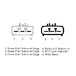 Regler alternatora DZE DZE02434 IC-G0VFLZ