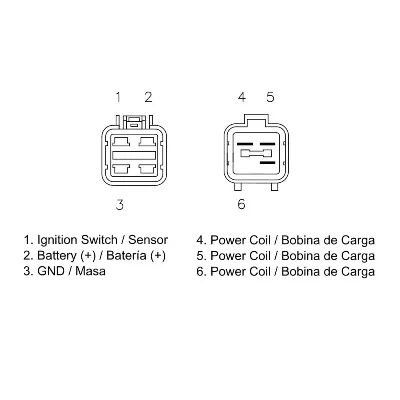 Regler alternatora DZE DZE02468 IC-G0VFM4