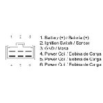 Regler alternatora DZE DZE02496 IC-G0VFLV