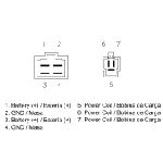 Regler alternatora DZE DZE02508 IC-G0VFKQ