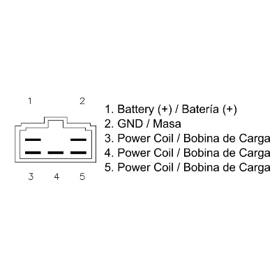 Regler alternatora DZE DZE02510 IC-G0VFKO