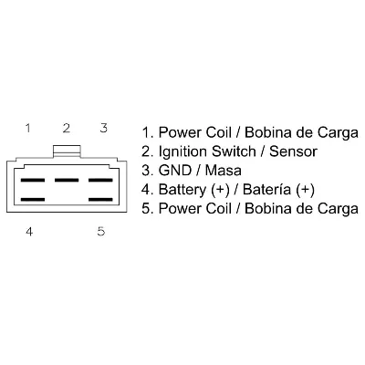 Regler alternatora DZE DZE02523 IC-G0VFMA