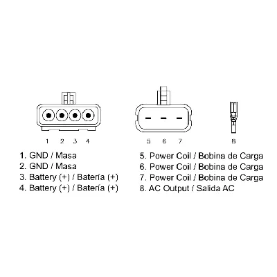 Regler alternatora DZE DZE02532 IC-G0VFLO