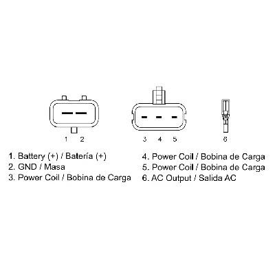 Regler alternatora DZE DZE02534 IC-G0VFLX