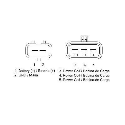 Regler alternatora DZE DZE02536 IC-G0VFLS
