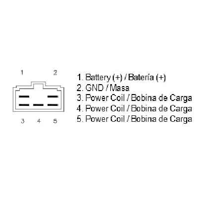 Regler alternatora DZE DZE02543 IC-G0VFKT