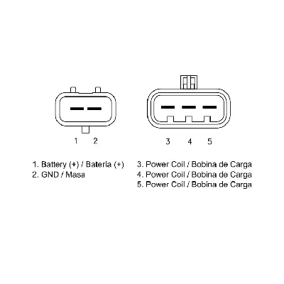 Regler alternatora DZE DZE02550 IC-G0VFLQ