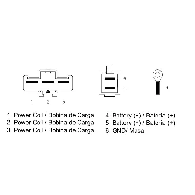 Regler alternatora DZE DZE02561 IC-G0VFMV