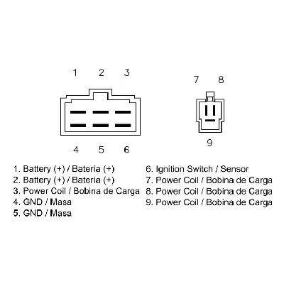Regler alternatora DZE DZE02574 IC-G0VFMX
