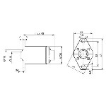 Regulacioni ventil, pritisak goriva BOSCH 0 330 001 004 IC-A62541