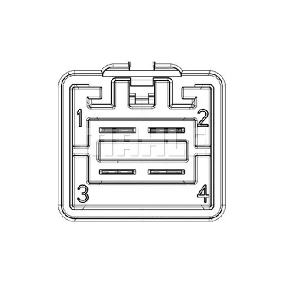 Regulator, ventilator kabine MAHLE ABR 104 000P IC-G0GSXO