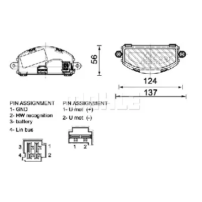 Regulator, ventilator kabine MAHLE ABR 155 000P IC-G0LLHS