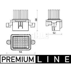 Regulator, ventilator kabine MAHLE ABR 157 000P IC-G0QIB1