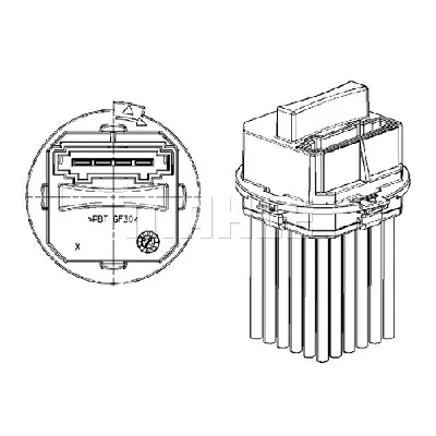 Regulator, ventilator kabine MAHLE ABR 21 000P IC-G0GSW6