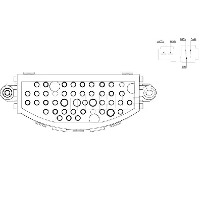 Regulator, ventilator kabine MAHLE ABR 22 000S IC-G0LLF6