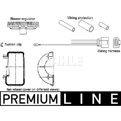 Regulator, ventilator kabine MAHLE ABR 23 000P IC-G08DE2