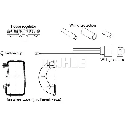 Regulator, ventilator kabine MAHLE ABR 23 000P IC-G08DE2