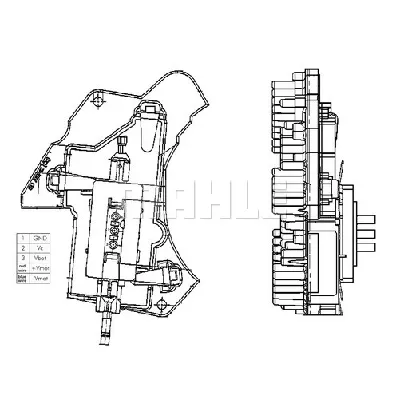 Regulator, ventilator kabine MAHLE ABR 24 000P IC-G0GSW8