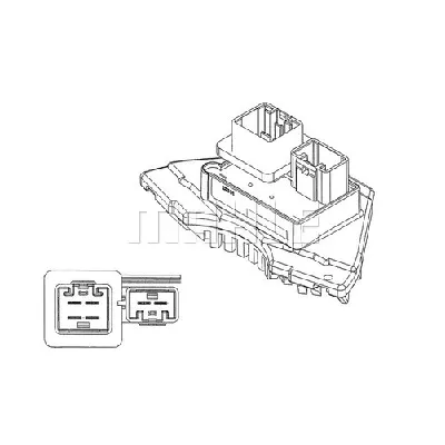 Regulator, ventilator kabine MAHLE ABR 35 000P IC-G0GSWE