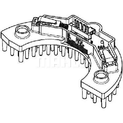 Regulator, ventilator kabine MAHLE ABR 58 000P IC-G0GSWS