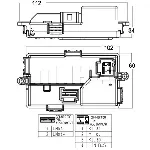 Regulator, ventilator kabine MAHLE ABR 68 000P IC-G0GSWW