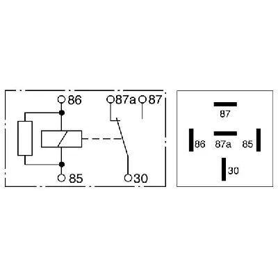 Rele, glavna struja BOSCH 0 332 209 138 IC-A03CF4
