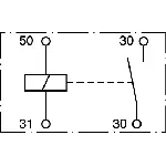 Rele, glavna struja BOSCH 0 333 009 010 IC-208027