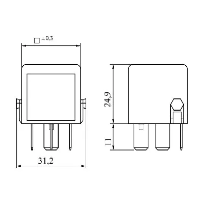 Rele, glavna struja BOSCH 0 986 332 041 IC-D07858
