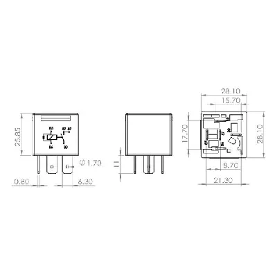 Rele, glavna struja BOSCH 0 986 AH0 204 IC-G0OKI0