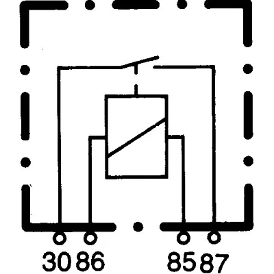 Rele, glavna struja HELLA 4RA003 437-091 IC-A3DBED