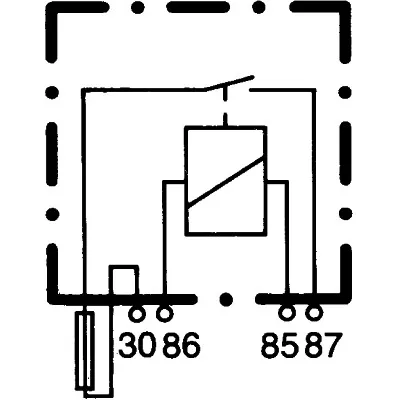 Rele, glavna struja HELLA 4RA003 530-051 IC-D6593B
