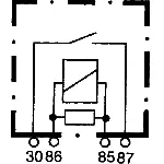 Rele, glavna struja HELLA 4RA007 793-031 IC-B512FB