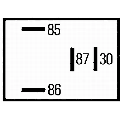Rele, glavna struja HELLA 4RA933 766-111 IC-D887EC