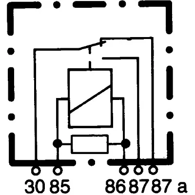 Rele, glavna struja HELLA 4RD007 903-011 IC-A7B4A4