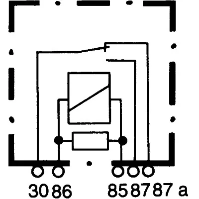Rele, glavna struja HELLA 4RD933 319-007 IC-E1E406