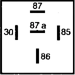 Rele, glavna struja HELLA 4RD965 400-027 IC-E1E40B