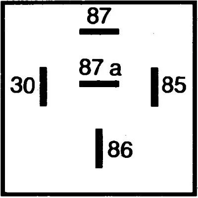 Rele, glavna struja HELLA 4RD965 400-027 IC-E1E40B